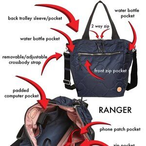 Shorty Love Ranger - Large Quilted Tote